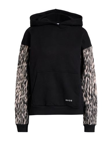 Shoe® Shoe Woman Sweatshirt Black Size Xl Cotton, Polyester In Black