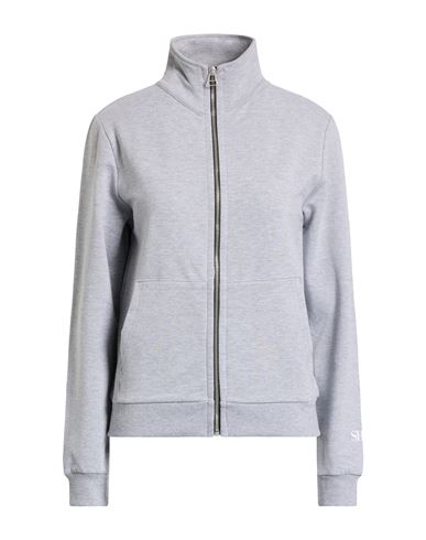 Shoe® Shoe Woman Sweatshirt Grey Size M Cotton, Elastane In Gray