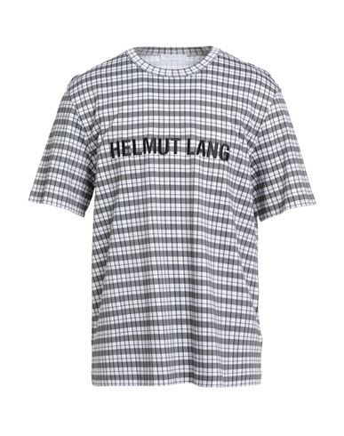 Helmut Lang Printed Logo Tee In Gray