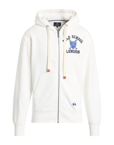 La Martina Man Sweatshirt White Size 3xl Cotton In White