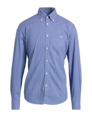 Harmont & Blaine Man Shirt Sky Blue Size 3xl Cotton In Blue