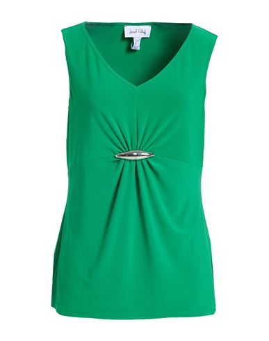 Joseph Ribkoff Woman Top Green Size 16 Polyester, Elastane