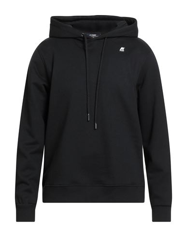 K-way Man Sweatshirt Black Size L Cotton In Multi