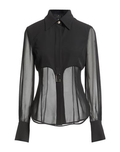 Eureka By Babylon Woman Shirt Black Size 6 Polyamide, Elastane In Multi