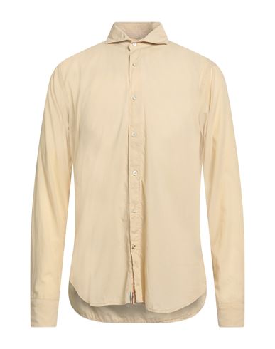 Tintoria Mattei 954 Exclusively For Bongenie Grieder Since 1891 Man Shirt Beige Size 17 Cotton In Neutral