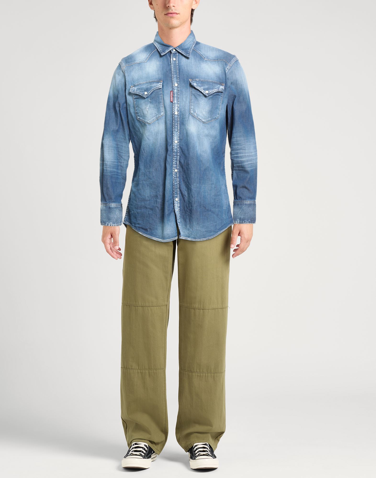  Dsquared2 - Camisetas Y Tops - Camisas Vaqueras - On Yoox.com 