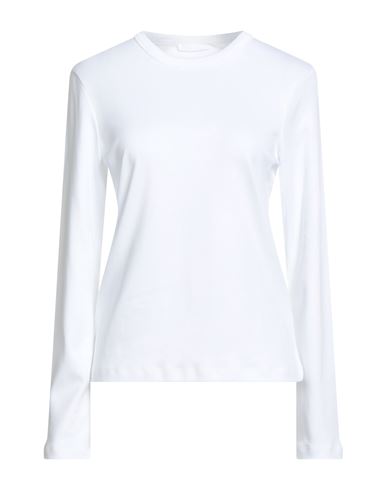 Helmut Lang Woman T-shirt White Size M Cotton In White
