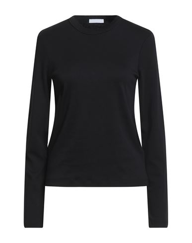 Helmut Lang Woman T-shirt Black Size M Cotton In Black