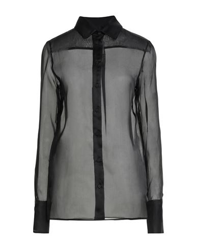 Fabiana Filippi Woman Shirt Black Size 8 Silk In Black
