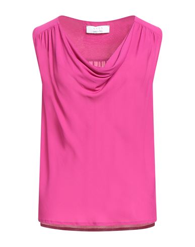 Kaos Woman Top Fuchsia Size 4 Rayon In Pink
