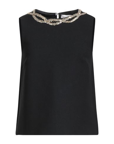 Dorothee Schumacher Sequin-embellished Sleeveless Blouse In Black