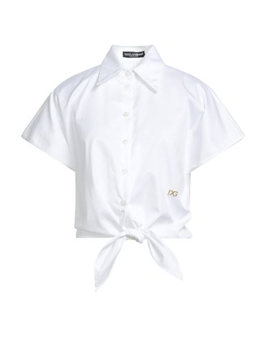Dolce & Gabbana Woman Shirt White Size 6 Cotton In White