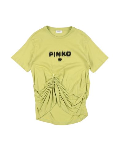 Pinko Up Toddler Girl T-shirt Lime Green Size 6 Cotton In Green