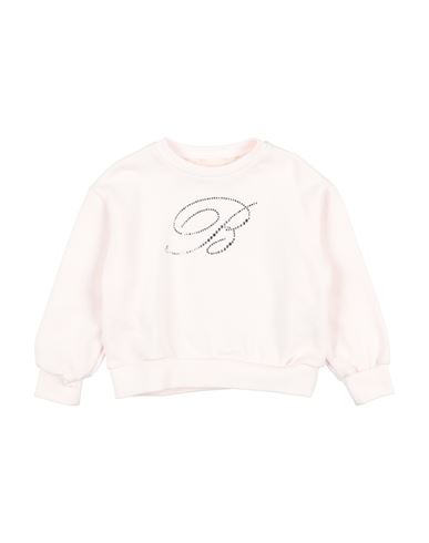 Miss Blumarine Toddler Girl Sweatshirt Light Pink Size 5 Cotton In White