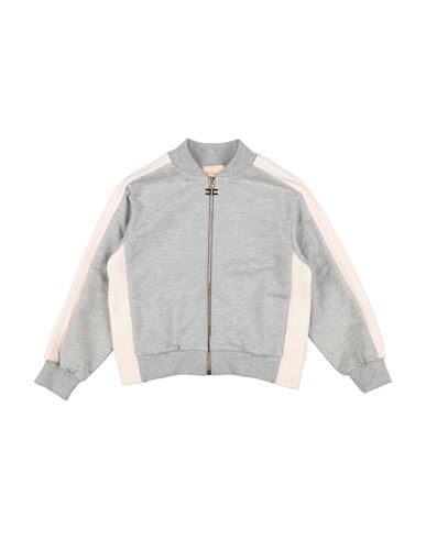 Elisabetta Franchi La Mia Bambina Toddler Girl Sweatshirt Grey Size 4 Cotton, Viscose, Polyester In Gray