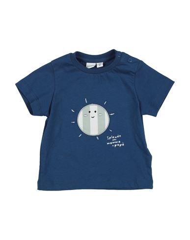 Ido Newborn Boy T-shirt Navy Size 3 Cotton In Blue