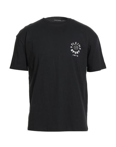 Plein Sport Swim Man T-shirt Black Size Xxl Cotton In Black