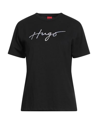 Hugo Boss Hugo Woman T-shirt Black Size L Cotton In Black