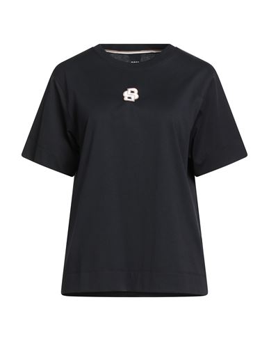 Hugo Boss Boss Woman T-shirt Black Size L Cotton, Elastane In Black