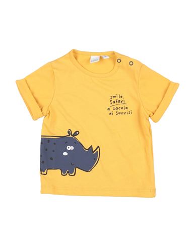 Ido Newborn Boy T-shirt Marigold Size 3 Cotton In Yellow