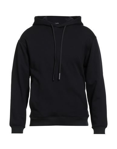 Theory Man Sweatshirt Black Size S Cotton, Polyester, Elastane In Black
