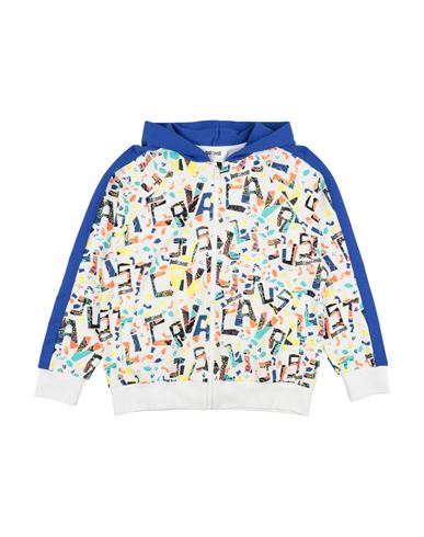 Just Cavalli Junior Toddler Boy Sweatshirt White Size 4 Cotton, Elastane In White