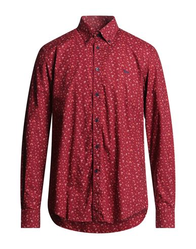 Harmont & Blaine Man Shirt Red Size L Cotton In Red