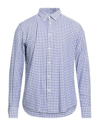 Harmont & Blaine Man Shirt Blue Size 3xl Cotton In Blue