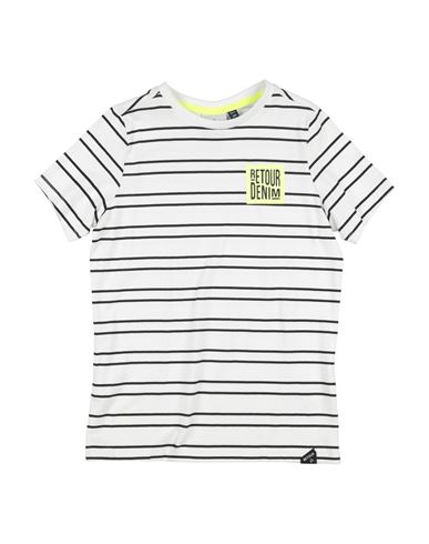 Retour Toddler Boy T-shirt White Size 7 Cotton In White