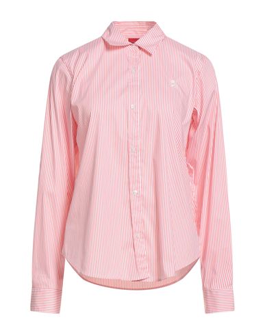 Hugo Boss Hugo Woman Shirt Salmon Pink Size 6 Cotton, Polyamide, Elastane In Pink