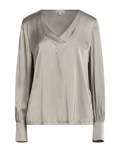 Camicettasnob Woman Top Grey Size 8 Viscose, Elastane In Gray