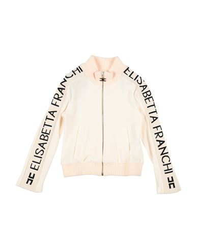 Elisabetta Franchi La Mia Bambina Toddler Girl Sweatshirt Cream Size 3 Cotton, Viscose In White