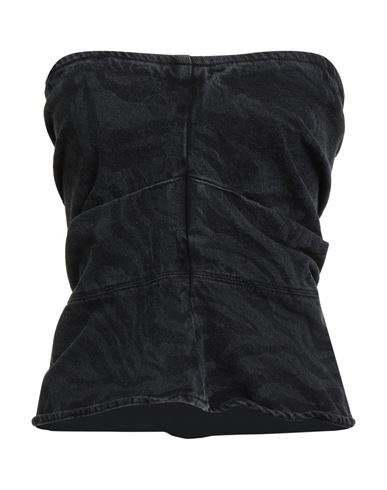 Rotate Birger Christensen Woman Top Black Size 8 Recycled Cotton In Black
