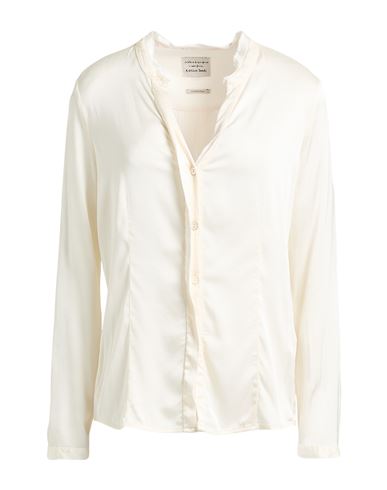 Alessia Santi Woman Shirt Ivory Size 10 Viscose, Elastane In White