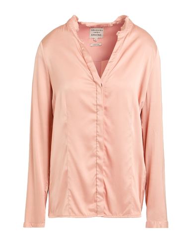 Alessia Santi Woman Shirt Salmon Pink Size 6 Viscose, Elastane In Pink