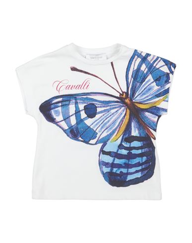 Roberto Cavalli Babies'  Toddler Girl T-shirt White Size 4 Cotton, Elastane