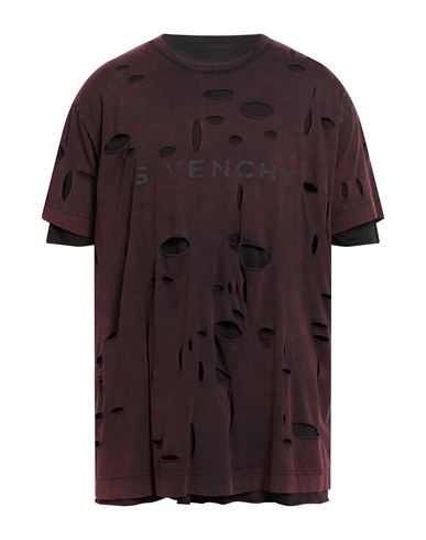 Givenchy Man T-shirt Plum Size 3xl Cotton In Purple