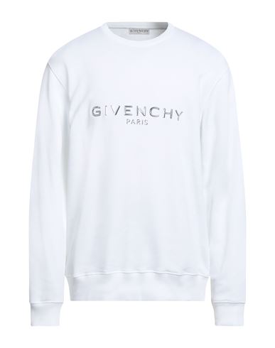Givenchy Man Sweatshirt White Size 3xl Cotton In White