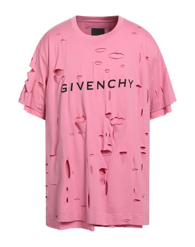 Givenchy Man T-shirt Pink Size 3xl Cotton In Pink