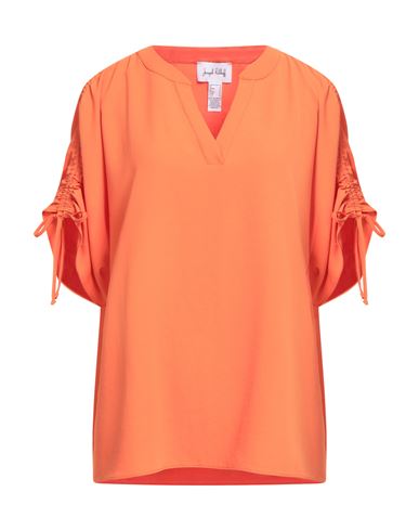 Joseph Ribkoff Woman Top Orange Size 16 Polyester In Multi
