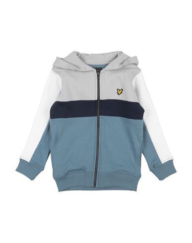 Lyle & Scott Toddler Boy Sweatshirt Slate Blue Size 7 Cotton, Polyester In Blue