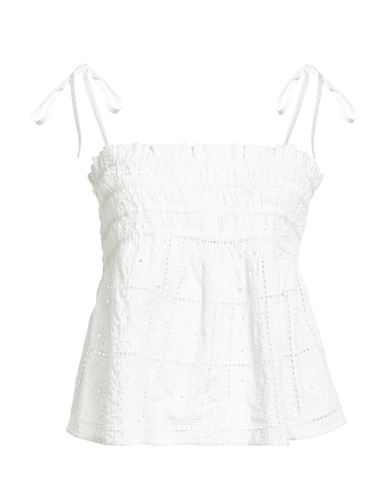 GANNI Top Damen Weiß 38 Damen