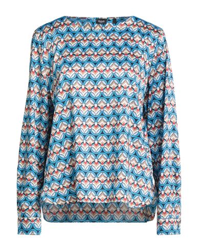 Emme By Marella Woman Top Azure Size 10 Polyester In Blue