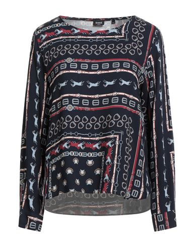 Emme By Marella Woman Top Navy Size 14 Viscose In Black