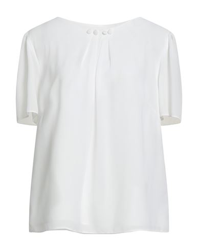 Corte Dei Gonzaga Woman Top White Size 14 Polyester In White