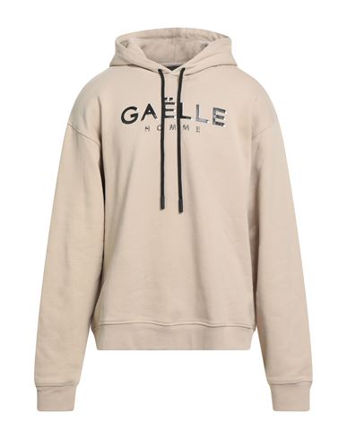 Gaelle Paris Gaëlle Paris Homme Man Sweatshirt Beige Size Xxl Cotton In Neutral