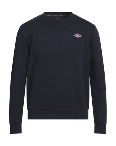 Bear Man Sweatshirt Midnight Blue Size L Cotton In Blue