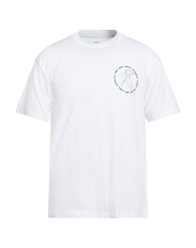Obey Man T-shirt White Size Xxl Cotton In White