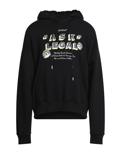 Off-white Arrow Ask Legal Skate Hoodie In Black
