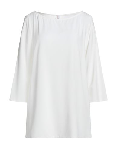 1-one Woman T-shirt White Size 10 Viscose, Elastane
